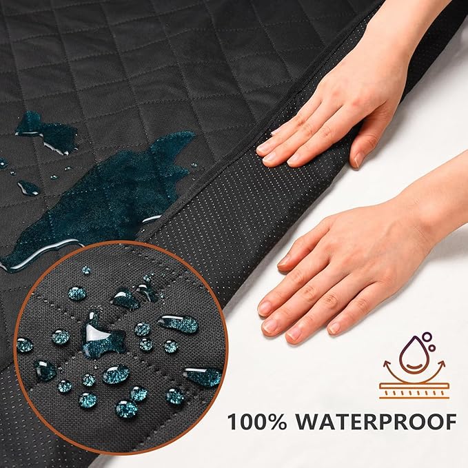 fidozen Universal Cargo Liner for SUV – Waterproof Dog Trunk Mat, Non-Slip Back Seat Protector, Car Bed Cover, Pet Barrier, Rear Liner Accessories for Trucks & Sedans, Universal Fit Trunk Cover