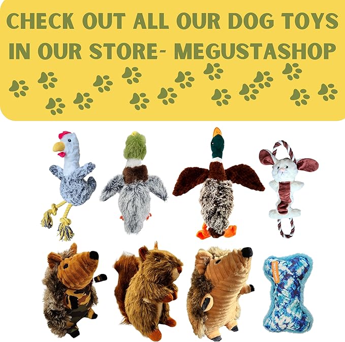 Hedgehog Dog Toy Plush | Squeaky Plush Toy for Small | Medium & Large Dogs | Animal Pet Plush Toy Teething and Aggressive Chewers | Small and Large Dog