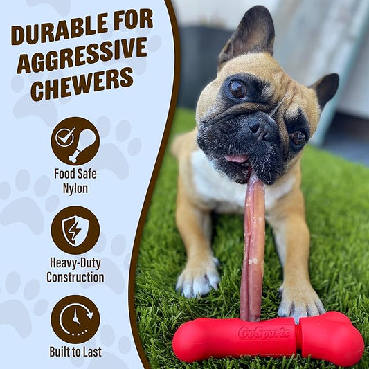 GoSports Chew Champ Bully Stick Holder for Dogs - Securely Holds Bully Sticks to Help Prevent Choking - 6 Inch Size