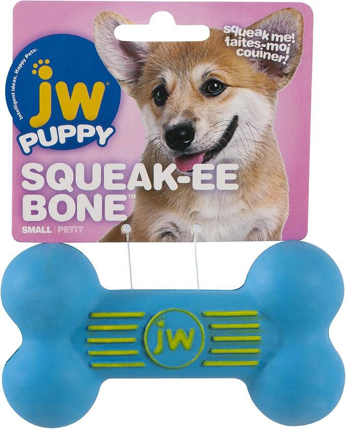 JW Squeak-ee Bone Puppy Toy