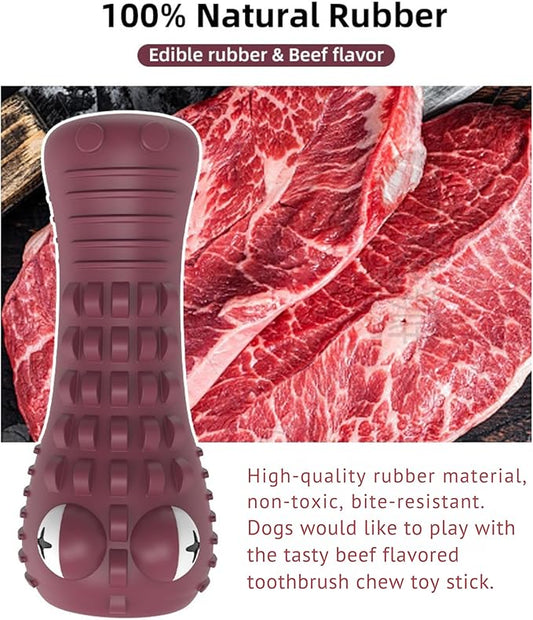 Dog Chew Toys for Aggressive Chewers – Alligator Dog Chew Toy for Large, Medium & Small Dogs – Tough Natural Rubber for Teeth Cleaning – Squeaky Interactive Dog Toys to Keep Them Busy