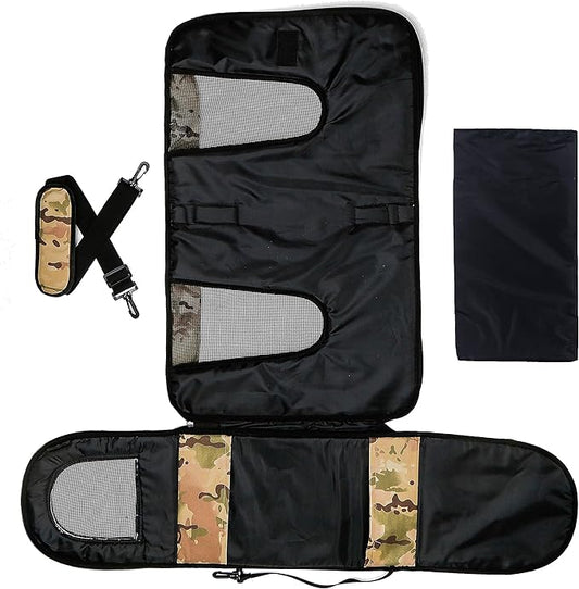 Pawer 18” x 11”x 11” Soft-Sided Foldable Airline Approved Pet Carrier for Cat, Puppy and Small Dog, Washable 600D Oxford Fabric, with Handle and Strap for Carry, Multiple Colors Available