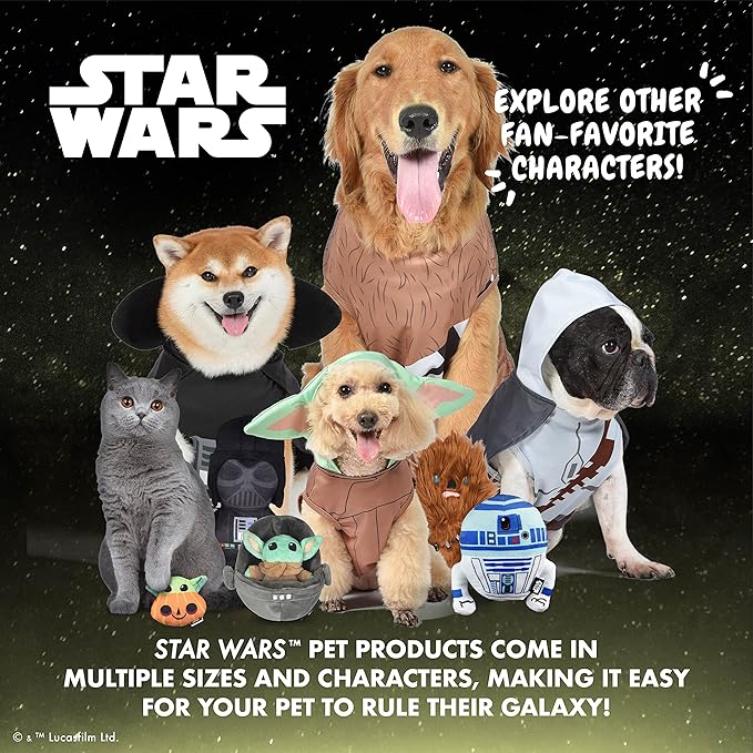 Star Wars for Pets Darth Vader Soft Pet Carrier 15” x 9” x 9” Black | for Pets 15 x 9 x 9 Dog Travel Bag| Luggage Carrier for Dogs, Fits Under Plane Seat (FF19635)
