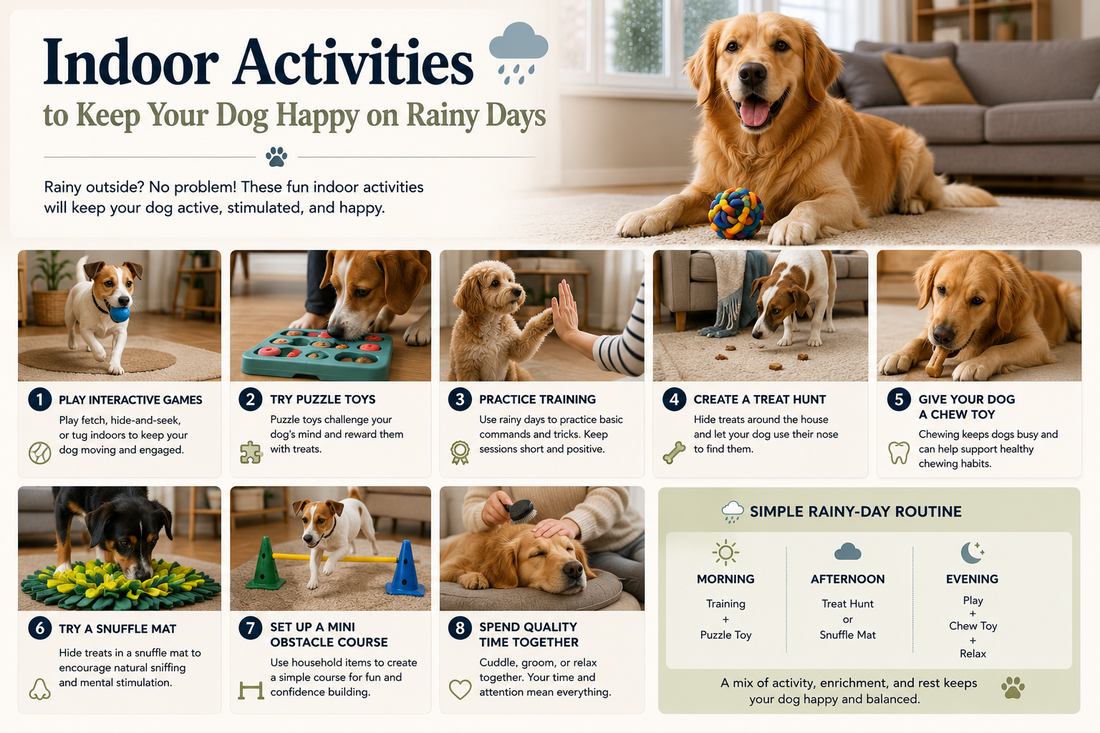 Indoor Activities to Keep Your Dog Happy on Rainy Days