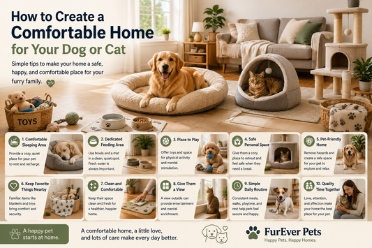 How to Create a Comfortable Home for Your Dog or Cat