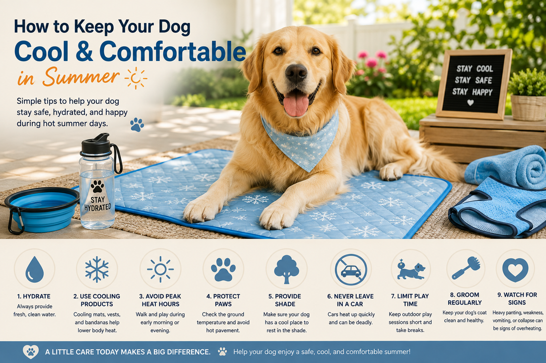 How to Keep Your Dog Cool and Comfortable in Summer