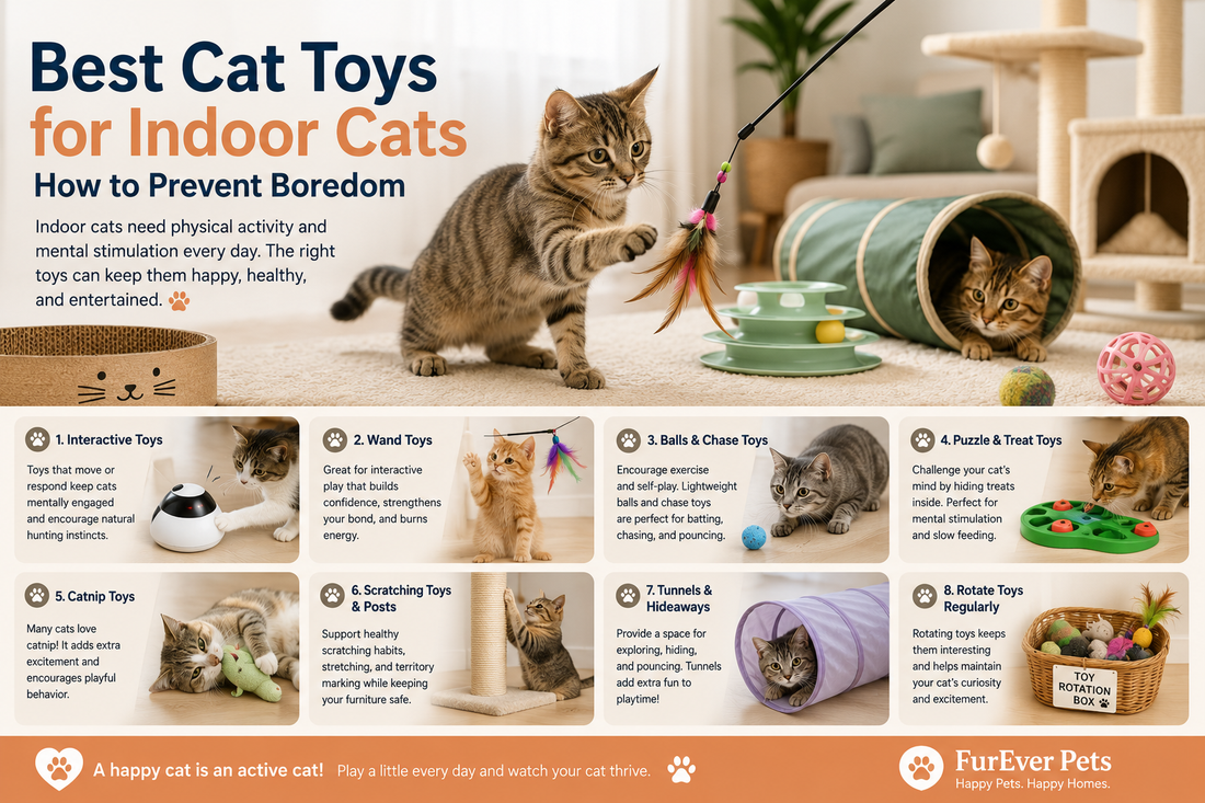 Best Cat Toys for Indoor Cats: How to Prevent Boredom