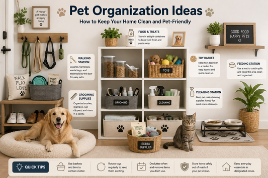 Pet Organization Ideas: How to Keep Your Home Clean and Pet-Friendly