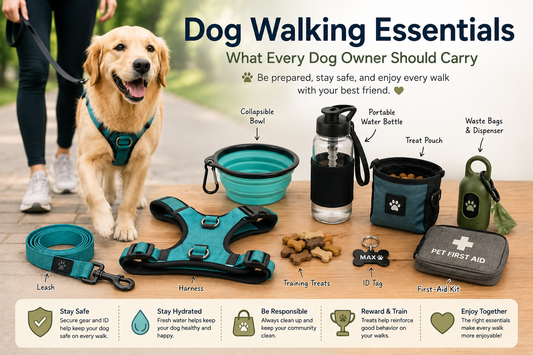 Dog Walking Essentials: What Every Dog Owner Should Carry