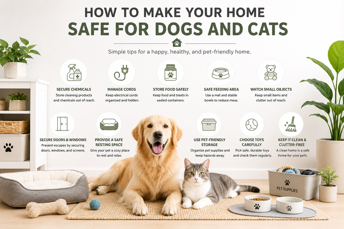 How to Make Your Home Safe for Dogs and Cats
