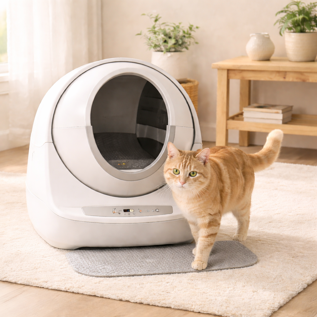 Automatic Self-Cleaning Cat Litter Boxes