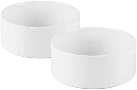 Havniva Ceramic Dog Bowls, 5.1” Dog Food and Water Bowl Set of 2 by Havniva