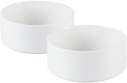 Havniva Ceramic Dog Bowls, 5.1” Dog Food and Water Bowl Set of 2 by Havniva