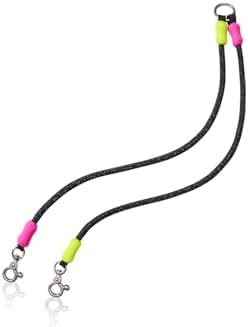 Double Dog Leash,2 Way Coupler Anti Chew No Tangle 360° Swivel, Dual Dog Lead Splitter with Double Clip for 2 Dogs Walking Over 44 lbs (Rich Dark Cocoa, 20'') by TheFlowofFriendship