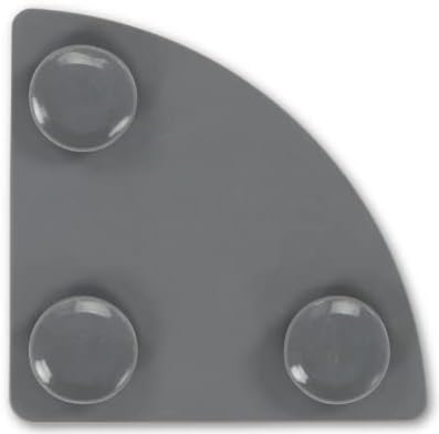 Messy Mutts 628043607996 Triangle Dog Licking Mat Grey