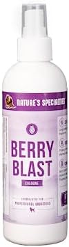 Nature's Specialties Berry Blast Dog Cologne for Pets, Natural Choice for Professional Groomers, Ready to Use Perfume, Made in USA, Finishing Spray, 8 oz by NaturesSpecialties