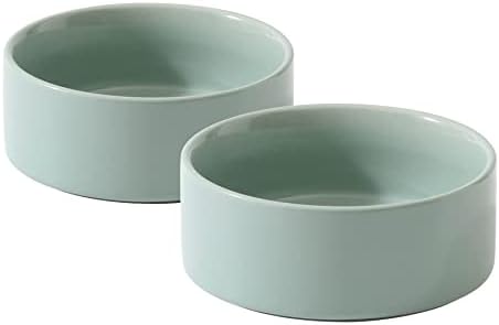 Havniva Cat Bowls Set of Two, 6.1” Ceramic Cat Food Bowls, Cat Water Bowl by Havniva