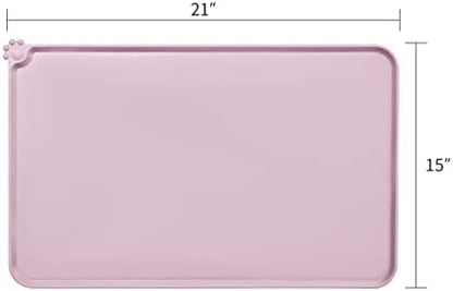 AUDWUD Waterproof Silicone Pet Feeding Mats,Anti Slip Dog Food Bowl Pad - Image 4