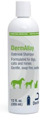 DermAllay Oatmeal Shampoo for Dogs, Cats and Horses, 12 Fl Oz by Unknown