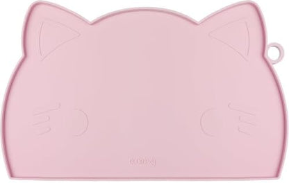 Coomazy Cat Food & Water Mat Thicker Non-Slip Silicone Mat with Raised Edge by Coomazy