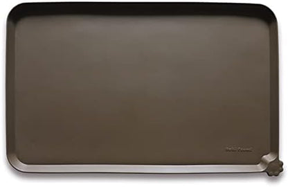 Hoki Found L Silicone Pet Food Mats Tray - Non Slip Dog Cat Bowl Mats Placemat - Pet Feeding Mat - Waterproof Dog Cat Food Mats -Pet Water Mats for Carpet - Coffee by Hoki+Found