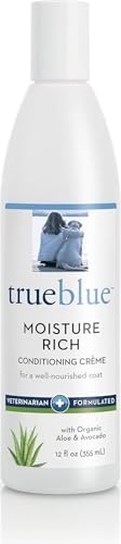 Trueblue Aloe & Avocado Moisture-Rich Conditioning Dog Crème – Conditioner Cream for Dogs, Puppies - Deodorizing, Moisturizing, Tearless – Toxin Free, Natural Botanical Blend – 12 Fl. Oz. by TrueBlue