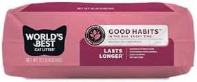 World's Best Cat Litter, Good Habits Cat Attract Litter, Unscented, 15 lb - Image 5