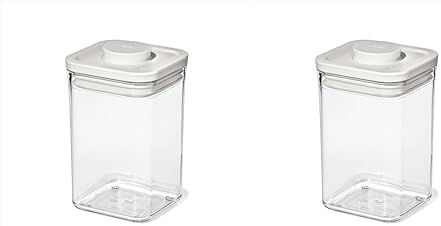 OXO Pet POP Container — 1.1 Qt/1.0 L (Pack of 2) by Unknown
