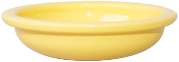 Hello Bowl Elevated Ceramic Cat Bowl with Stand, Raised Whisker-Friendly Feeding Bowl for Cats & Small Dogs, Patented Design, Made in Korea (Yellow, Round Only/Wet) by BOWLBOWL