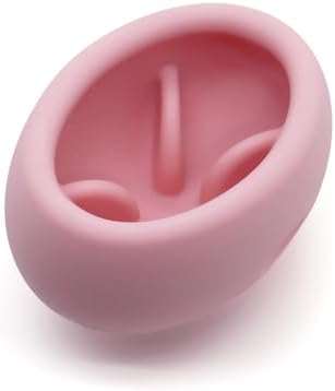 2-in-1 Dog Enrichment Toy & Slow Feeder - Interactive Freeze Licking Bowl and Treat Dispenser for Dogs, Relieves Boredom and Anxiety (5.3" x 3.75" x 2.95", Pink) by Unknown