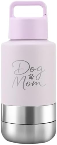 KEWIXY 3 in 1 Insulated Dog Water Bottle with Detachable Bowls for Travel by KEWIXYofficial