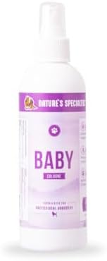 Nature's Specialties Baby Powder Scented Dog Cologne for Pets, Natural Choice for Professional Groomers, Ready to Use Perfume, Finishing Spray, Made in USA, 8 oz by NaturesSpecialties