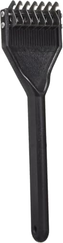 Mars Coat King Dematting Undercoat Grooming Rake Stripper Tool for Dogs and Cats, Stainless Steel with Plastic Handle, Made in Germany, 7-Blade Coarse by MarsCoatKing