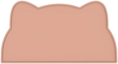 Cat Food Mat, Silicone Non Slip Dog Bowl Mat Waterproof Cat Feeding Mat Stop Food Spills and Water Messes Out to Floor Pet Food Mat (Tea Rose, 20" x 12") by TOKAYIFE