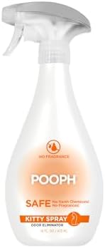 POOPH Kitty Odor Eliminator Spray for Cats, 16 fl oz by Pooph