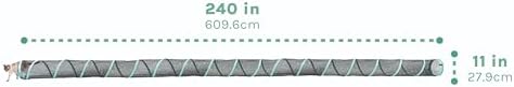Kitty City Catio Outdoor 20' Cat Tunnel – 20‑Foot Cat‑Sized Play Tunnel, 11” Diameter, Modular Catio Connector for Cats & Small Pets - Image 4