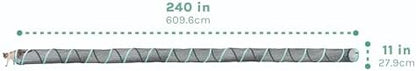 Kitty City Catio Outdoor 20' Cat Tunnel – 20‑Foot Cat‑Sized Play Tunnel, 11” Diameter, Modular Catio Connector for Cats & Small Pets - Image 4