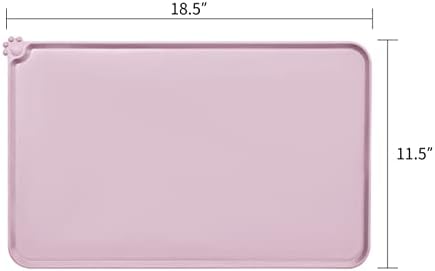 AUDWUD Waterproof Silicone Pet Feeding Mats,Anti-Slip Dog Food Bowl Pad - Image 4