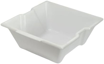 Good Pet Stuff, Litter Box Liner Tray for The Courtyard Hidden Litter Box Planter, Reusable Litter Tray, Easy to Clean, Odorless, Sustainable, Durable, Square, White Litter Box Liner by TheGoodPetStuffCompany