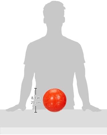 Jolly Pets Large Soccer Ball Floating-Bouncing Dog Toy, 8 inch Diameter, Orange - Image 3