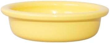 Hello Bowl Elevated Ceramic Cat Bowl with Stand, Raised Whisker-Friendly Feeding Bowl for Cats & Small Dogs, Patented Design, Made in Korea (Yellow, Square Only/Dry) by BOWLBOWL