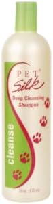 Pet Silk Shampoo, Deep Cleansing, 16 Ounce by PETSILK