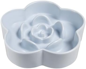 Ceramic Slow Feeder Dog Bowl 8" 11.3oz Medium Large by WoofinPets