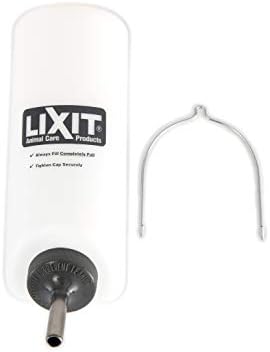 Lixit Wide Mouth BPA-Free Water Bottles with Colorful Graphics for Guinea Pigs, Rats, Chinchillas and Other Small Animals. (32oz) by Lixit