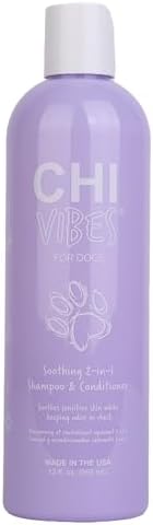 CHI Vibes for Dogs Soothing 2-in-1 Shampoo & Conditioner, 12 Oz by FaroukSystemsInc