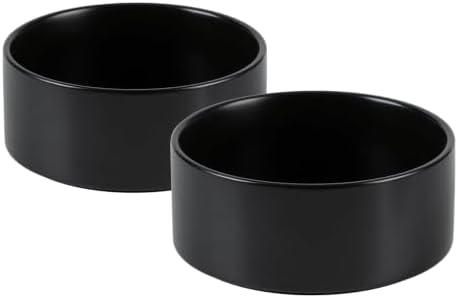 Havniva Ceramic Dog Bowls, 5.1” Dog Food and Water Bowl Set of 2 by Havniva