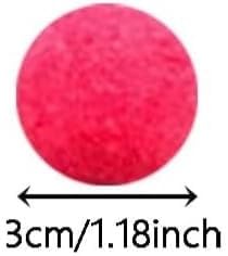 200pcs Cat Toy Ball Fun Colorful Plush Self Play Toys Pom Balls Shooting Interactive for Indoor Cats Enrichment Kittens Puff Ball Playing (Only 200 Pieces Balls)