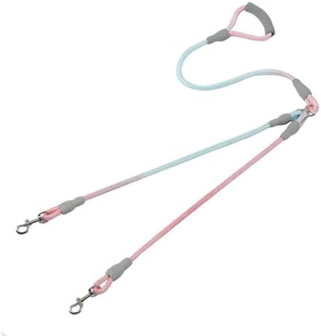 JiangYanus Double Dog Leash for Two Dogs Walking, No Tangle Dual Dog Leash by JiangYanus