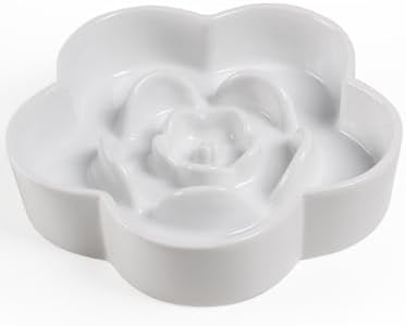 Ceramic Slow Feeder Dog/Cat Bowl 8" 11.3oz Medium Large by WoofinPets