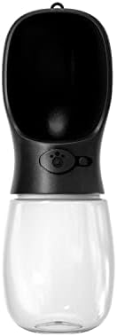 WePet Portable Dog Water Bottle, 12 OZ, Leak Proof Puppy Water Dispenser with Drinking Feeder for Pets Outdoor Walking, Hiking, Travel, Food Grade Plastic by WePet
